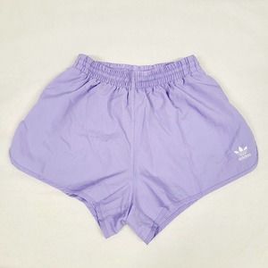 adidas Shorts Trefoil Embroidered Logo Lilac Purple Women's Size XS EUC